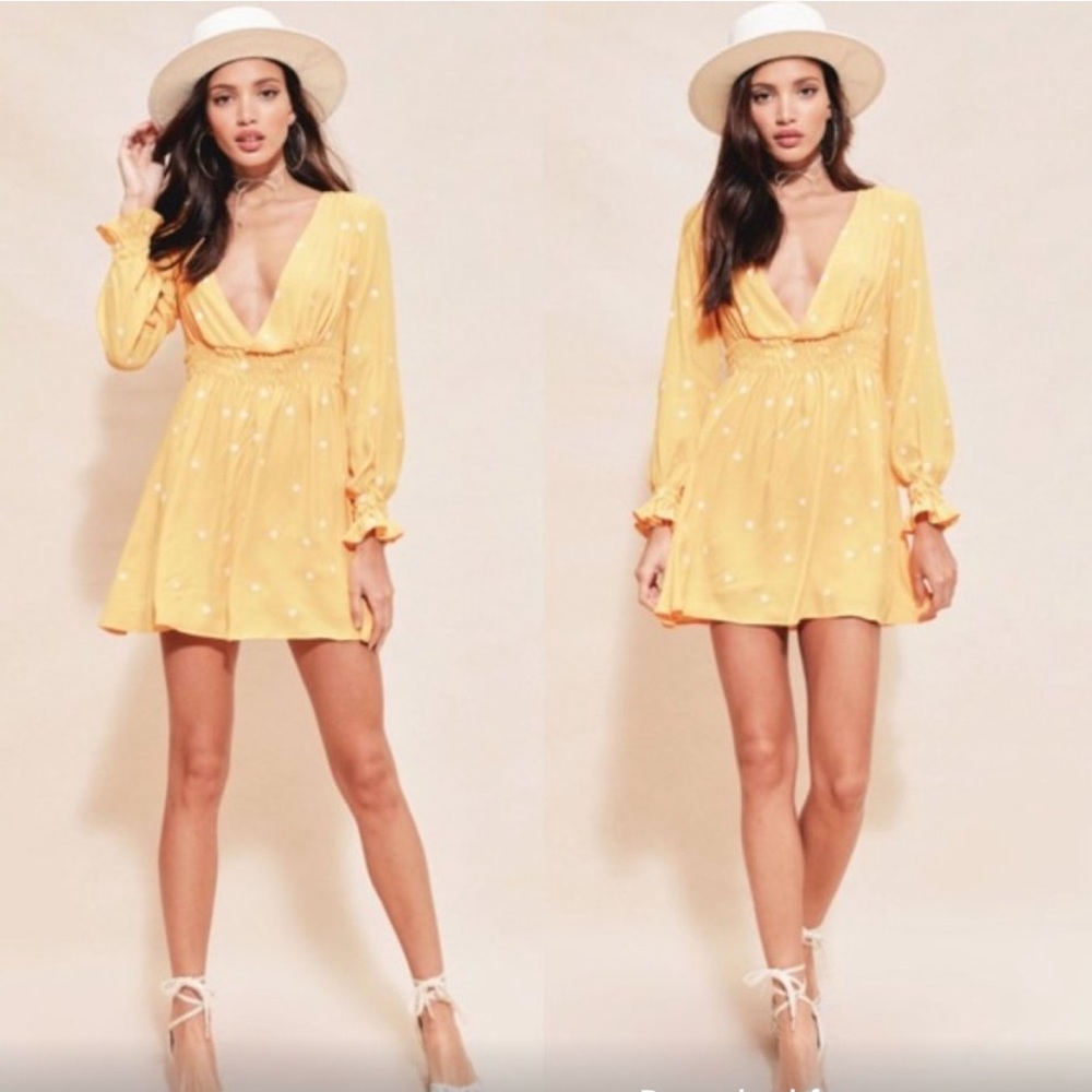 For Love and Lemons chiquita longsleeve daisy dress - Picture 3 of 5